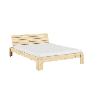 Estructura de Cama Karup Design Layers con Cabecero 160x200 sin Tratar