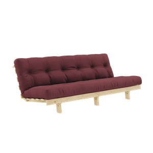 Karup Design Sofá Lean Sofa Con Colchón Alpha 130x200 Burdeos/Crudo