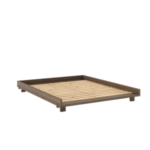 Estructura de Cama Social Karup Design 160x200 Marrón Algarrobo