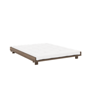 Estructura de Cama Social Karup Design 160x200 Marrón Algarrobo