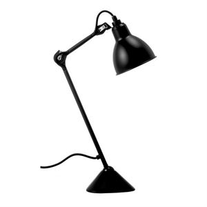 Lampe Gras N205 Lámpara de Mesa Cuerpo Negro Mate Color de Pantalla A Elección