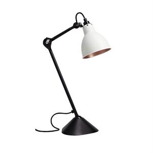 Lampe Gras N205 Lámpara de Mesa Negro mate/Blanco/Cobre