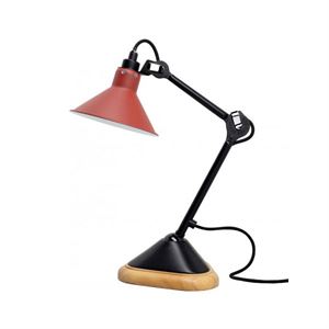 Lampe Gras N207 Lámpara de Mesa Negro mate/Rojo Mate