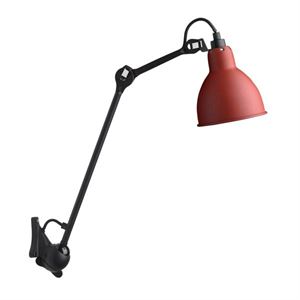 Lampe Gras N222 Lámpara de Pared Negro mate/Rojo Mate