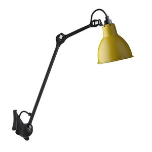 Lampe Gras N222 Lámpara de Pared Negro mate/Amarillo Mate