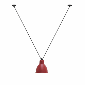 Lampe Gras N323 XL Lámpara Colgante Redonda Rojo Mate