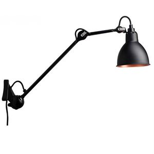 Lampe Gras N222 Lámpara de Pared Negro mate/Negro mate/Cobre