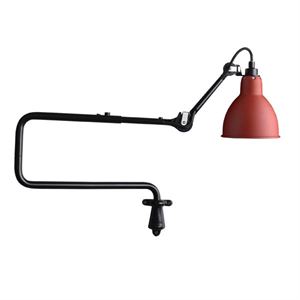 Lampe Gras N303 Lámpara de Pared Negro mate/Rojo