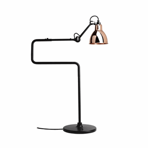 Lampe Gras N317 Lámpara de Mesa Negro mate/Cobre