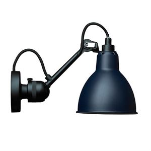 Lampe Gras N304 Lámpara de Pared Cableada Negro mate/Azul Mate