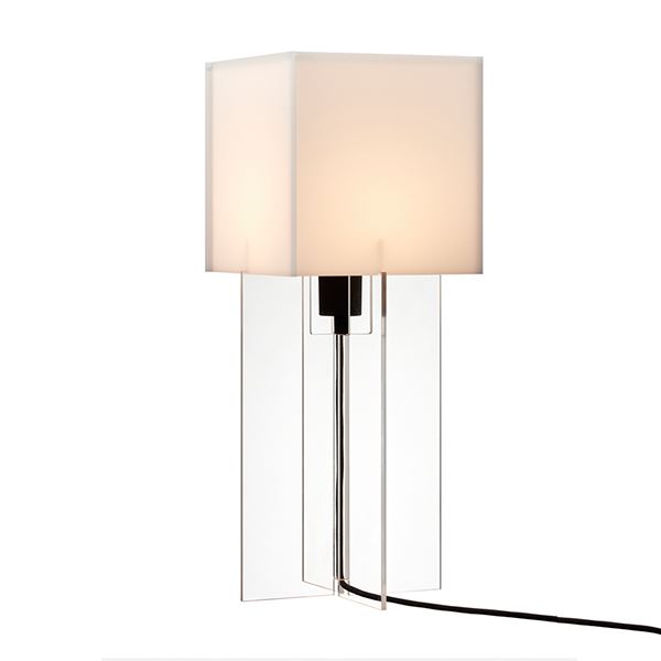Lightyears Cross-Plex T-500 Table Lamp Clear Acrylic