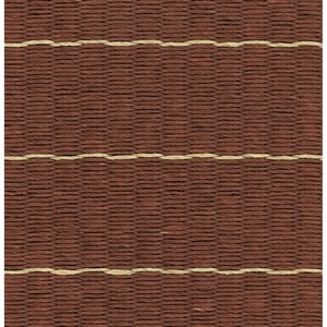 Alfombra Woodnotes Line 140x200 Hilo de Papel/ Granate/ Natural