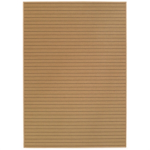 Alfombra Woodnotes Line 140x200 Hilo de Papel/ Negro