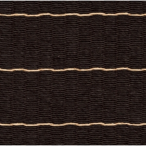 Alfombra Woodnotes Line 200x300 Hilo de Papel/ Negro Natural