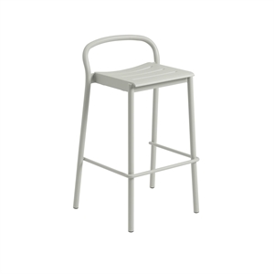 Taburete de Bar Muuto Linear Acero 75 cm Gris