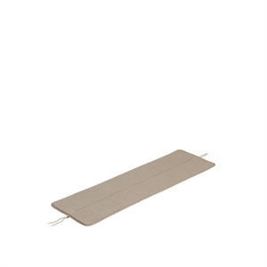 Muuto Cojín Lineal Para Banco De Acero 110 cm Beige Cálido