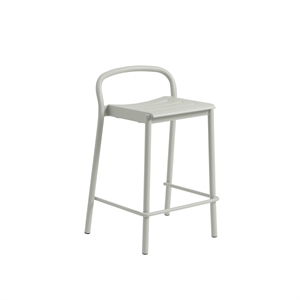 Taburete de Bar Muuto Linear Acero 65 cm Gris