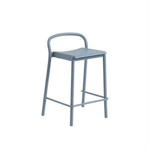 Taburete de Bar Muuto Linear Acero 65 cm Azul Pálido