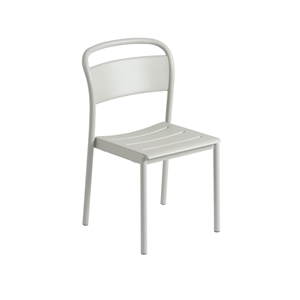 Silla de Comedor Muuto Linear de Acero Gris