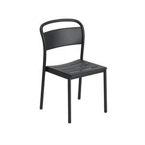 Silla de Comedor Muuto Linear de Acero Negro