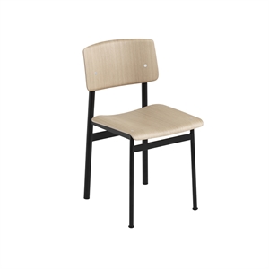 Silla De Comedor Muuto Loft Roble/ Negro