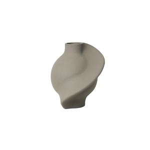 Jarrón de cerámica Louise Roe Pirout 01 gris arena