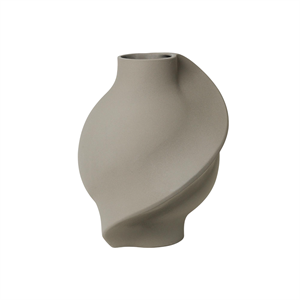 Jarrón de cerámica Louise Roe Pirout 02 gris arena