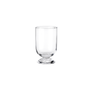 Vaso de agua con burbujas Louise Roe alto de 450 ml Transparente
