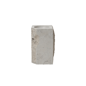 Galería Louise Roe Objeto Candelabro de piedra Mármol Cadoico Gris Alto