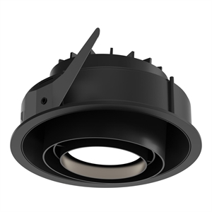 Lámpara de Techo Semiempotrada Louis Poulsen LP70 Ø10,5 3000K con Encendido/apagado en Negro