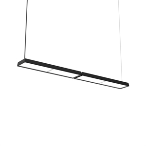 Lámpara Colgante Doble LP Slim de Louis Poulsen, 3000 K y Dali Negro