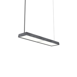 Lámpara Colgante Louis Poulsen LP Slim, Individual, 3000 K y Aluminio Crudo Oscuro Dali
