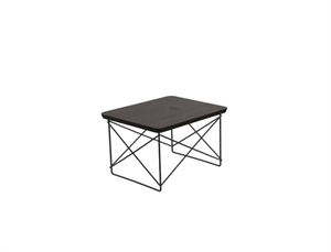 Mesa de Centro Vitra LTR de Roble Oscuro Macizo y Negro