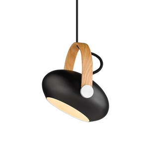 Halo Design DC Lámpara Colgante Ø18 Negro/ Roble