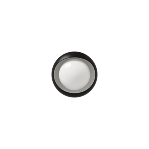 LYFA CORNEA 150 Lámpara de Pared Negro/ Ópalo