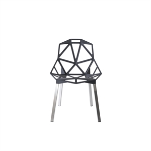 Magis Chair One Silla de Comedor 4 Patas Anodizado/ Gris Antracita