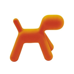 Magis Puppy Abstractdog Taburete Mediano Naranja