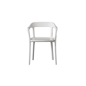 Silla de Comedor Magis Steelwood Blanco