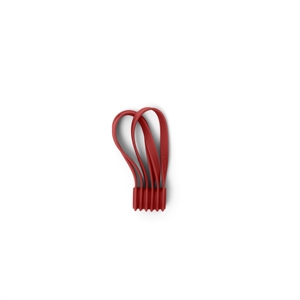 Pedestal Cable Tie Magnético Rojo Ardiente