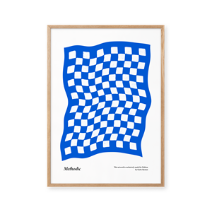 Póster Peléton Metódico Azul 50x70