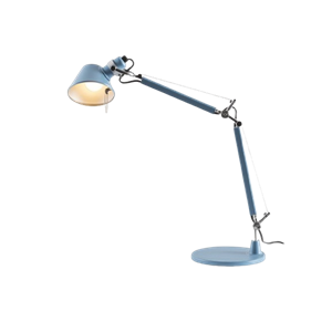Lámpara de mesa Artemide Tolomeo Micro , Azul Claro Mate