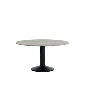 Mesa de Comedor Central Muuto Ø140 Mármol Gris/Negro
