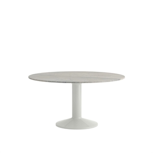 Mesa de Comedor Central Muuto Ø140 Mármol Gris/Gris