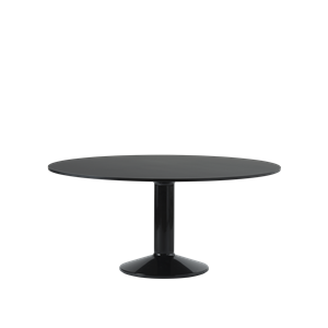 Mesa de Comedor Media Muuto Ø160 Linóleo Negro