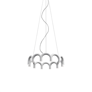 Lámpara Colgante Oblure Arch Circle 98 Blanco
