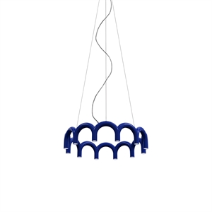 Lámpara Colgante Azul con Círculo de Arco Oblure 98