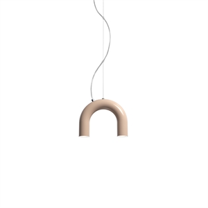 Lámpara Colgante Individual con Arco Oblure Color Nude