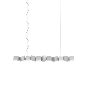 Lámpara Colgante Oblure Blockchain 11 Blanco