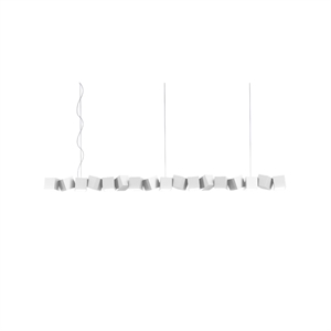 Lámpara Colgante Oblure Blockchain 17 Blanco