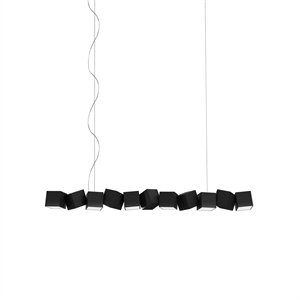 Lámpara Colgante Oblure Blockchain 11 Negro